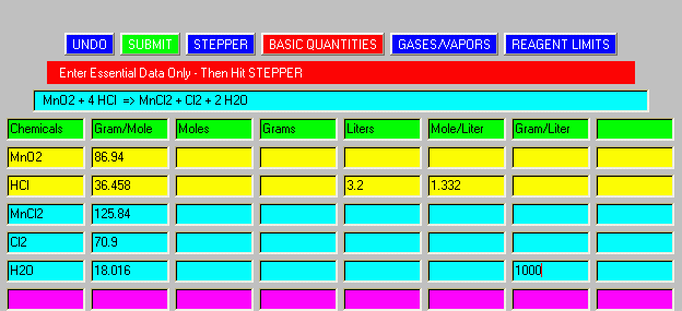 CHEMSPREAD PRO Screenshot